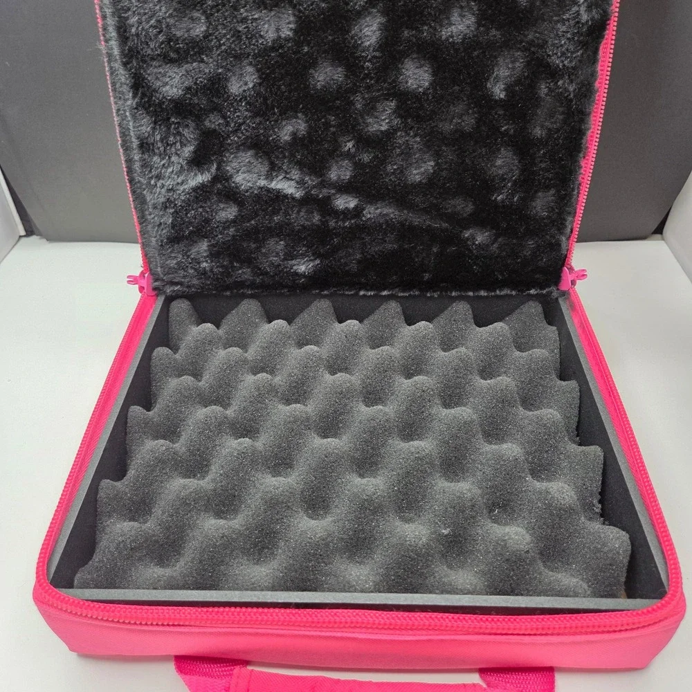Bulldog Cases Padded Carrying Case Pink Nylon Foam Lined Travel Bag G7